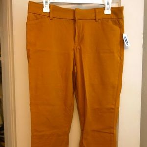 Golden yellow old navy pixie pants